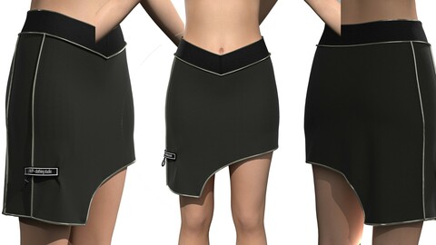 L/W/P Studio CG - Free Short Skirts in Strange Shapes（MD file+OBJ）