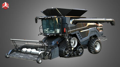 Ideal Combine with Forage Harvester Head