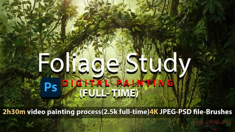Foliage Study(Plants tutorials)
