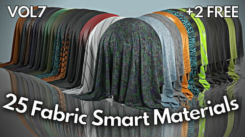 25 Fabric smart materials + 2 free #Vol.7