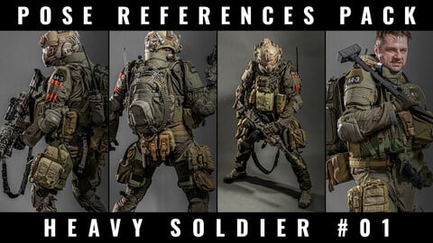 ArtStation - Military Gear 360° photo references - Soldier Vests #01