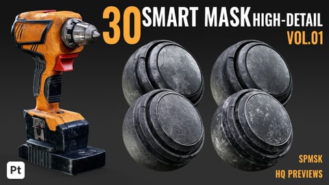 30 SMART MASKS - HIGH DETAIL - VOL 01