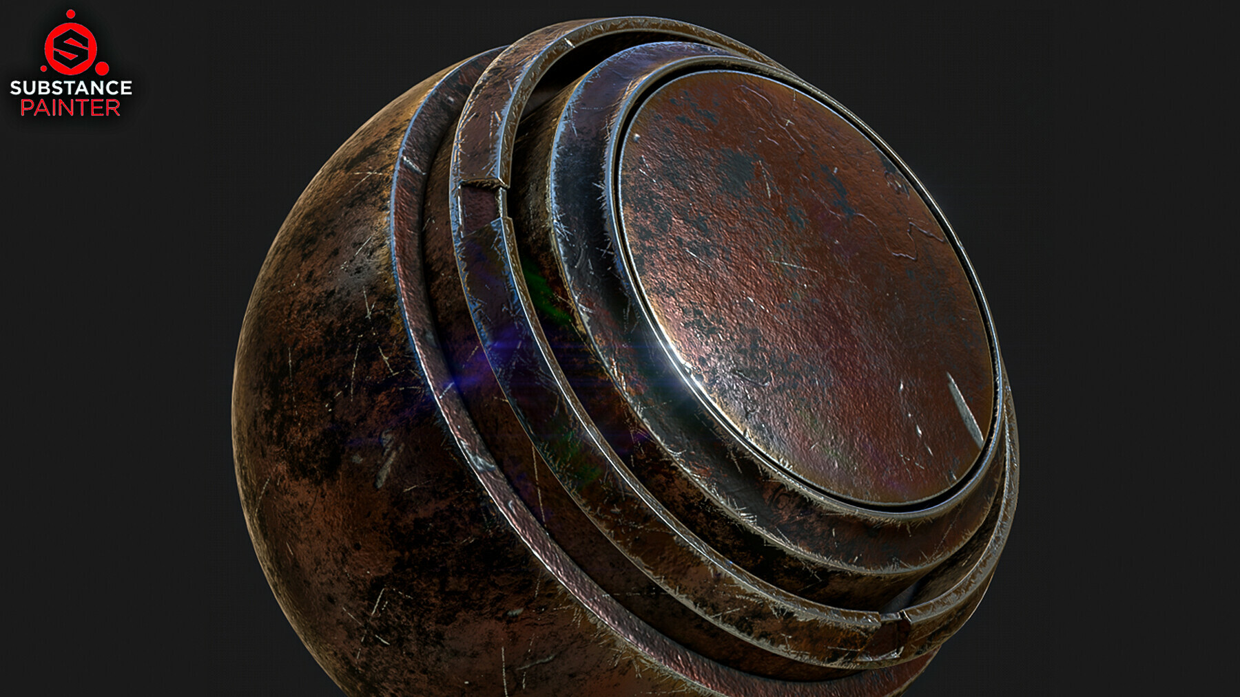 Metal Armor Smart Materials (Substance Painter + Textures) preview 3