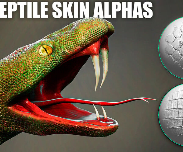 alpha zbrush reptile