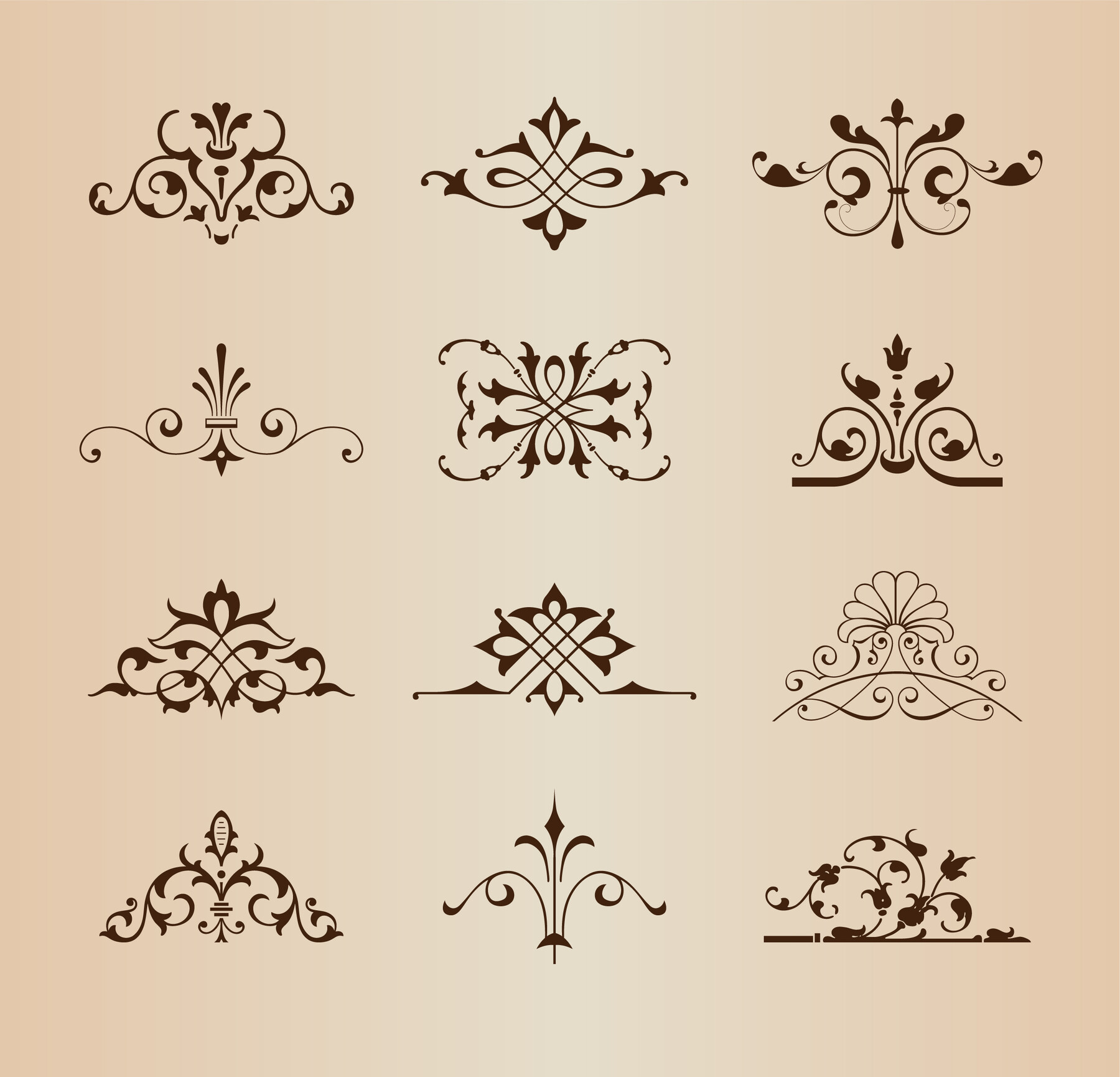 Элементы классического орнамента