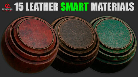 15 Leather Smart Materials for Substance Painter