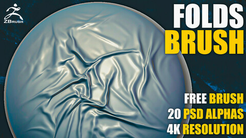 Folds Brush for ZBrush