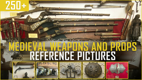 250+ Medieval Weapons and Props Reference Pictures