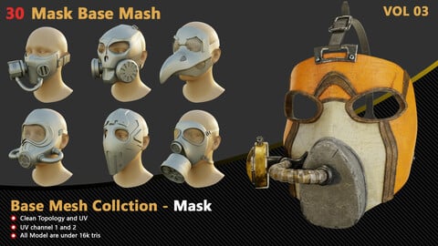 30 Mask Base Mesh - VOL 03