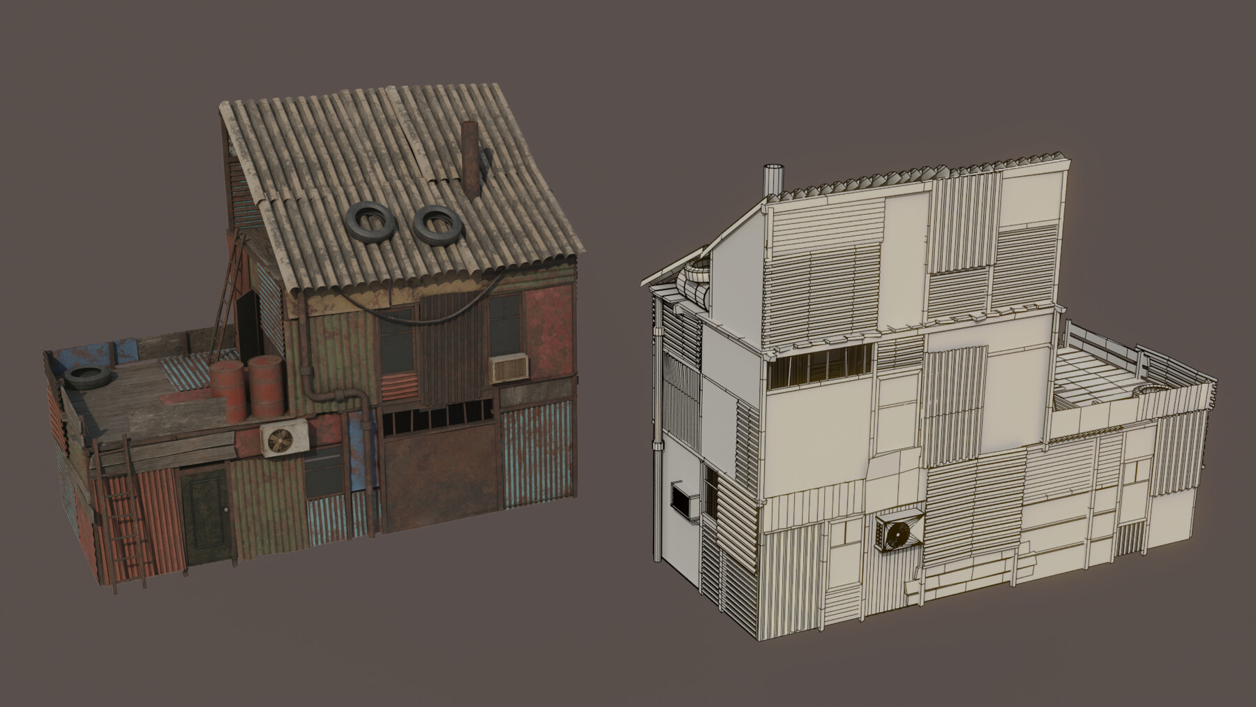 ArtStation Shanty Town Game Assets