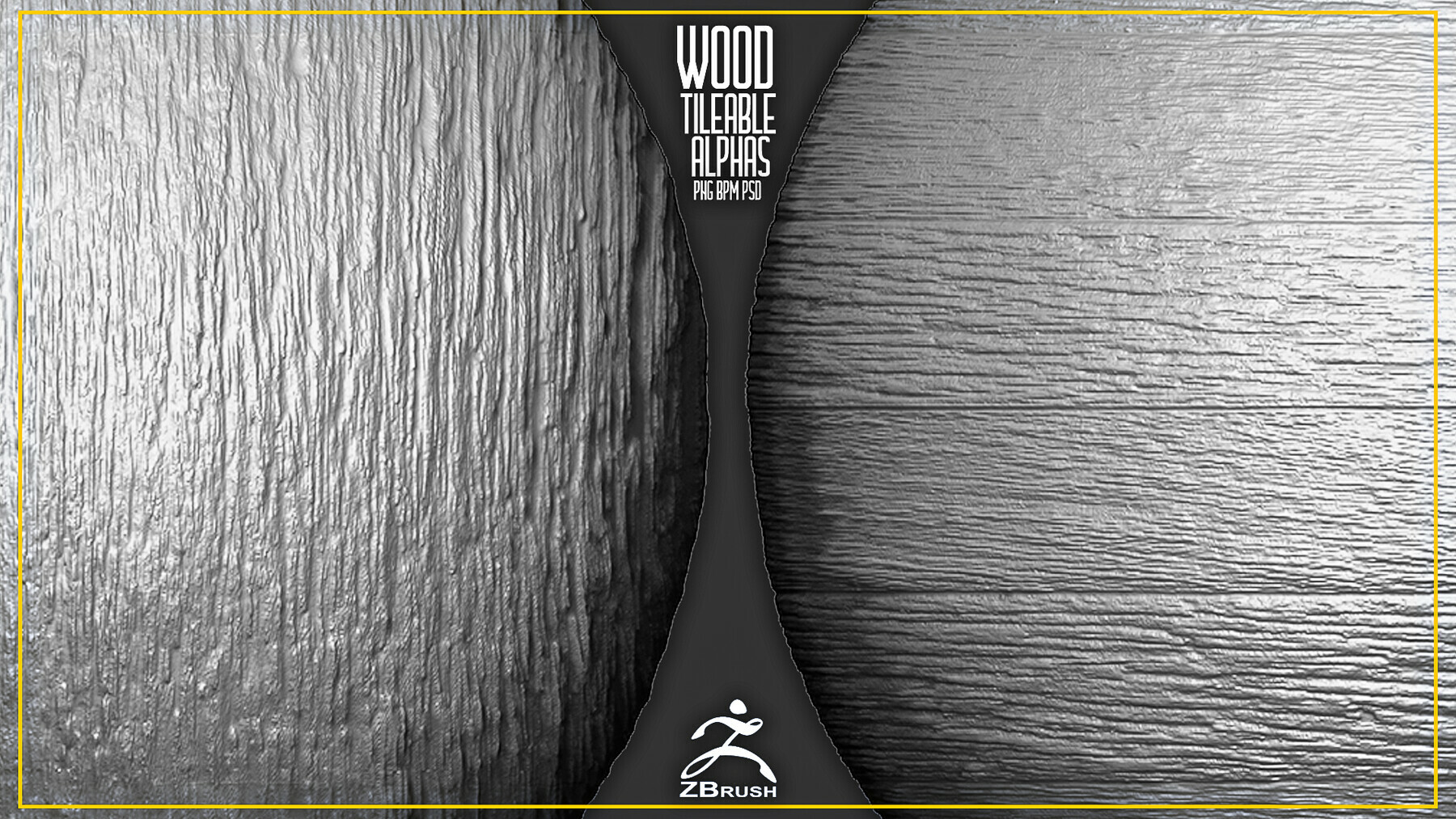 22 Wood Tileable Alphas Vol.5 (ZBrush, Substance) preview