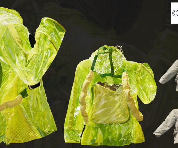 ArtStation DIGITAL FASHION JACKET FUTURE TECH JACKET HIGH END