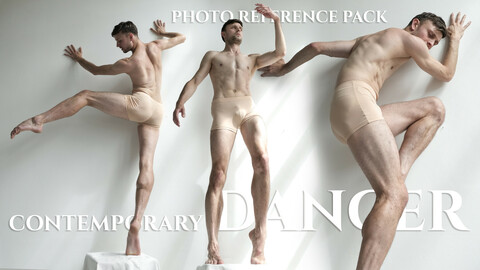 A Contemporary Dancer - Photo Reference Pack For Artists 1000 JPEGs noAI