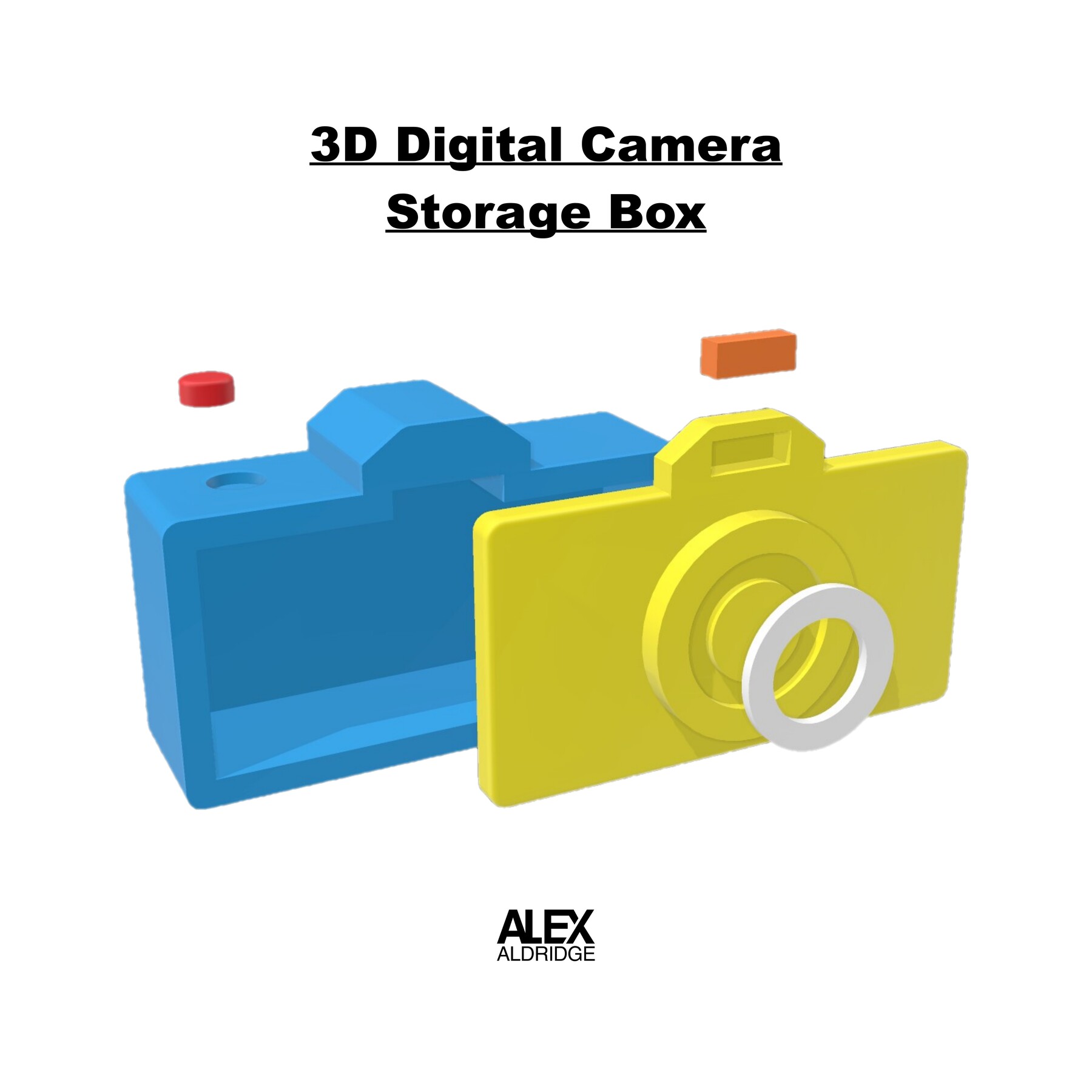 ArtStation 3D Digital Camera Storage Container Box Resources
