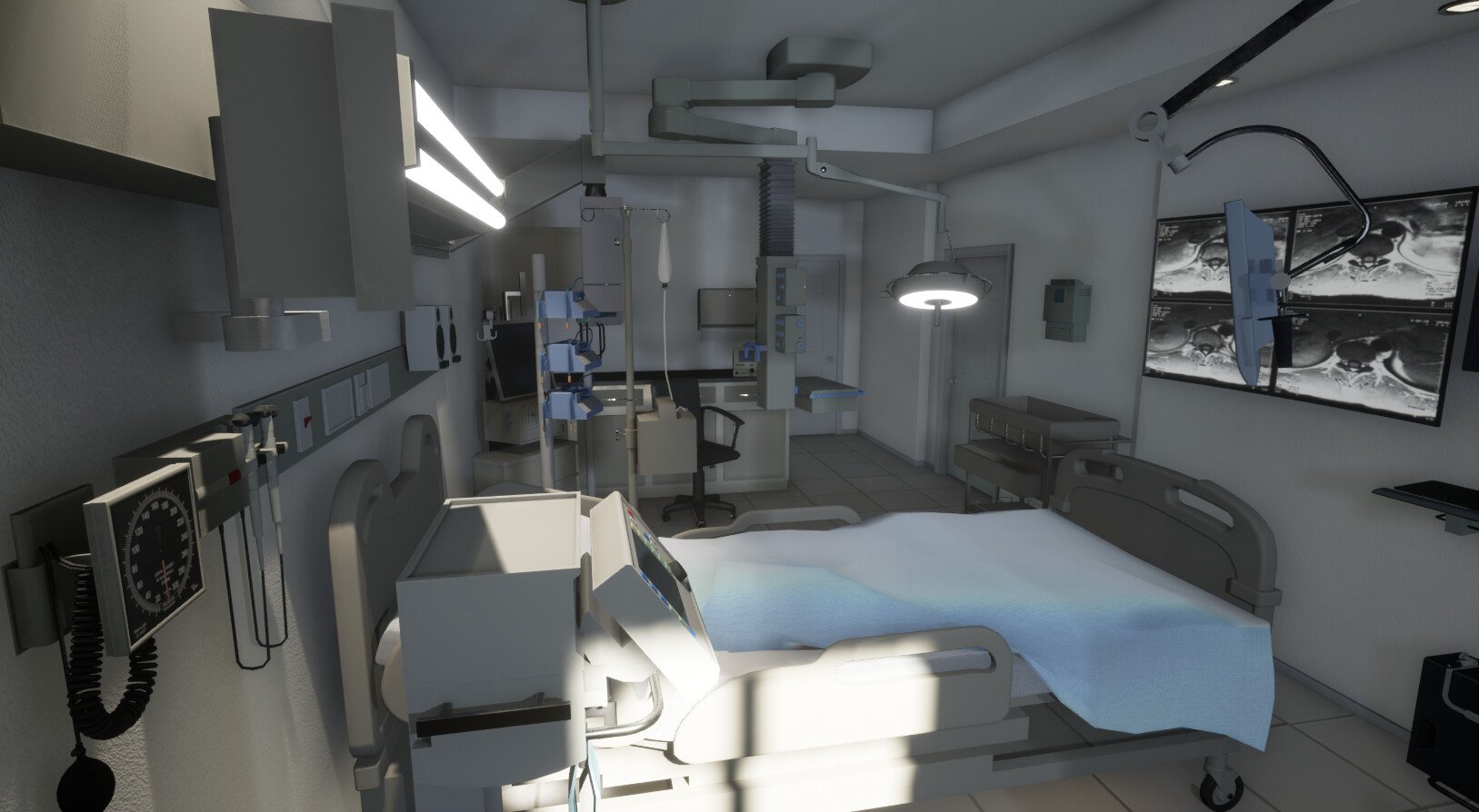 ArtStation - Hospital room | Game Assets