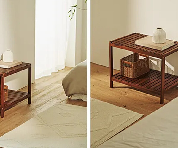 ArtStation solid wood kitchen shelf Resources