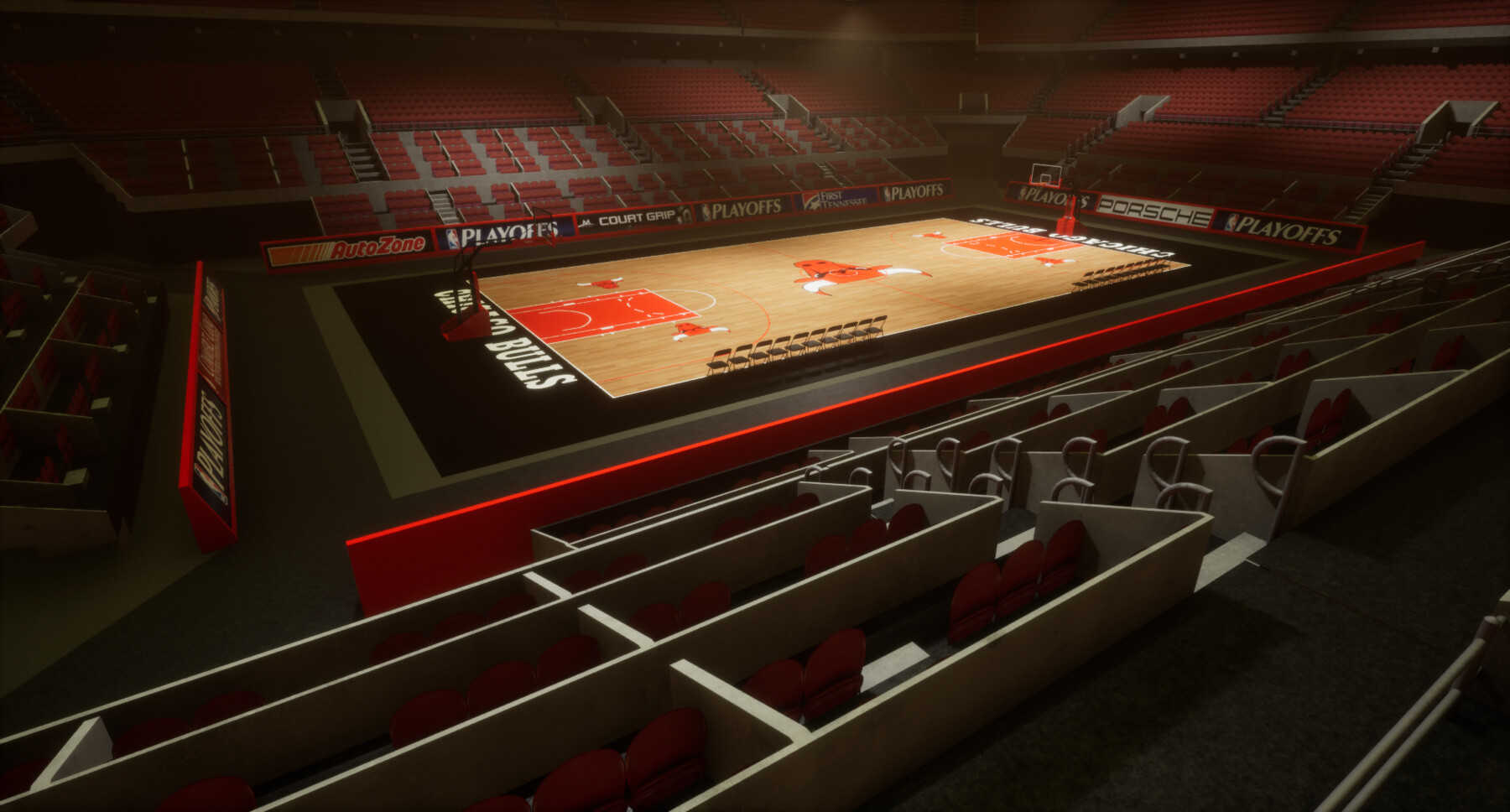 ArtStation Unreal Basketball Arena Game Assets