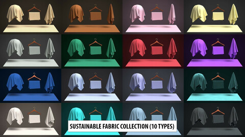 Fabric Collection-10 types fabric pack-1