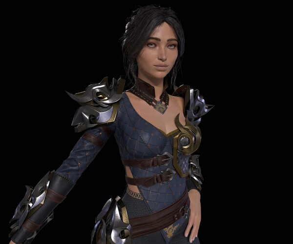 ArtStation - Woman Warrior | Game Assets