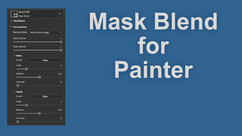 Mask Blend Between Two Mask for Painter