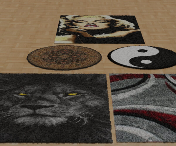 ArtStation Rugs Game Assets