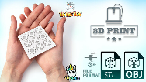 'TIC TAC TOE' POCKET EDITION 1.0: PLAY ANYTIME ANYWHERE (3D Printing)