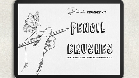 10 Pencil Brushes For Procreate