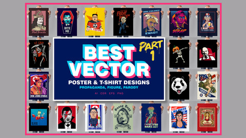 Best Vectors Poster & T-shirt designs Part 1