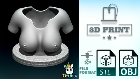 MULTI PURPOSE BOOB HOLDER: USE IT AS YOU LIKE (3D Printing)