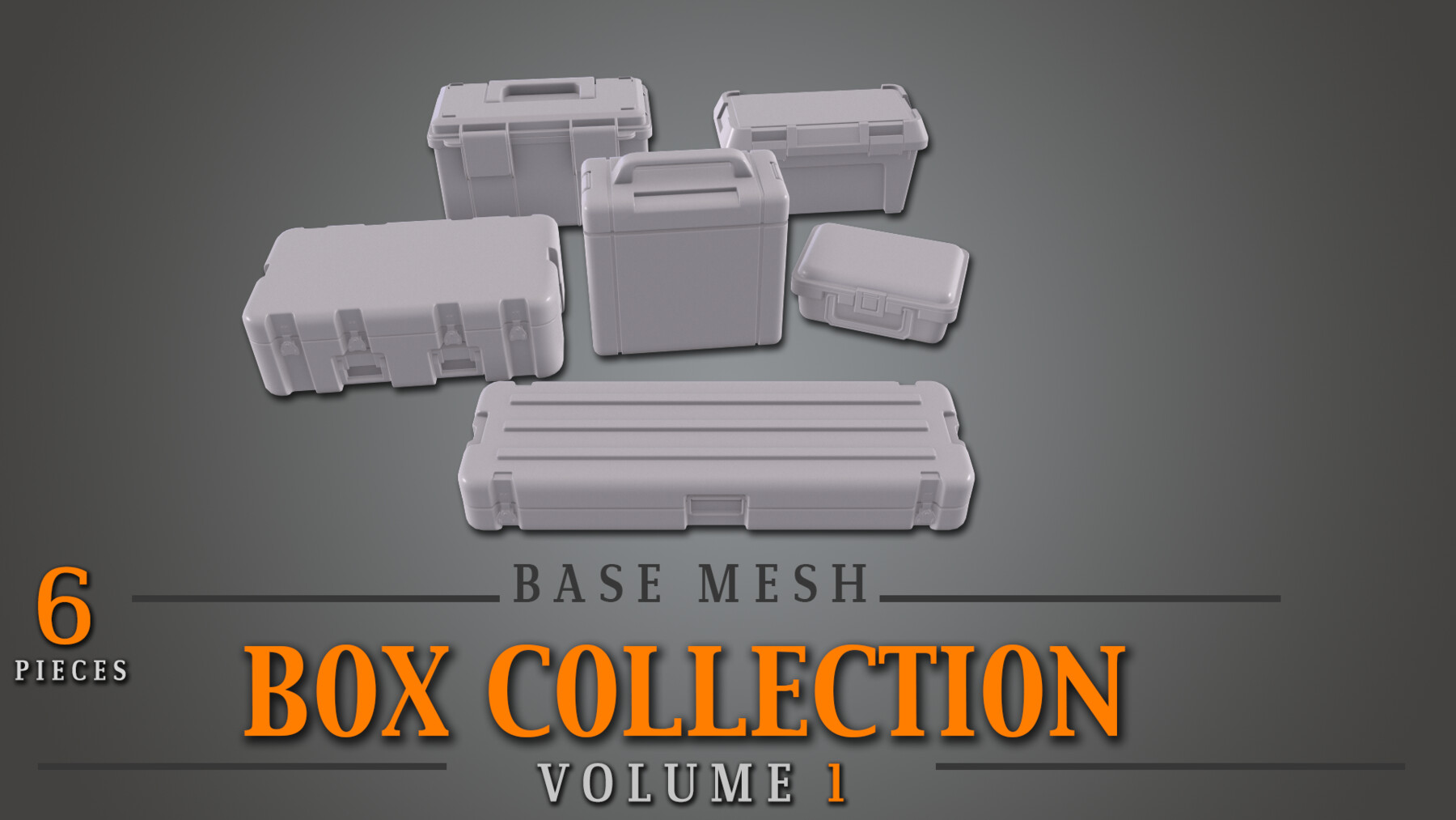 ArtStation - Box Collection VOL.1 - Base Mesh | Resources