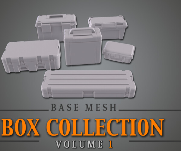 ArtStation - Box Collection VOL.1 - Base Mesh | Resources