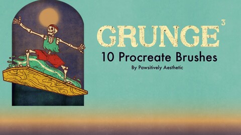 Grunge Texture Brush V.3 for Procreate