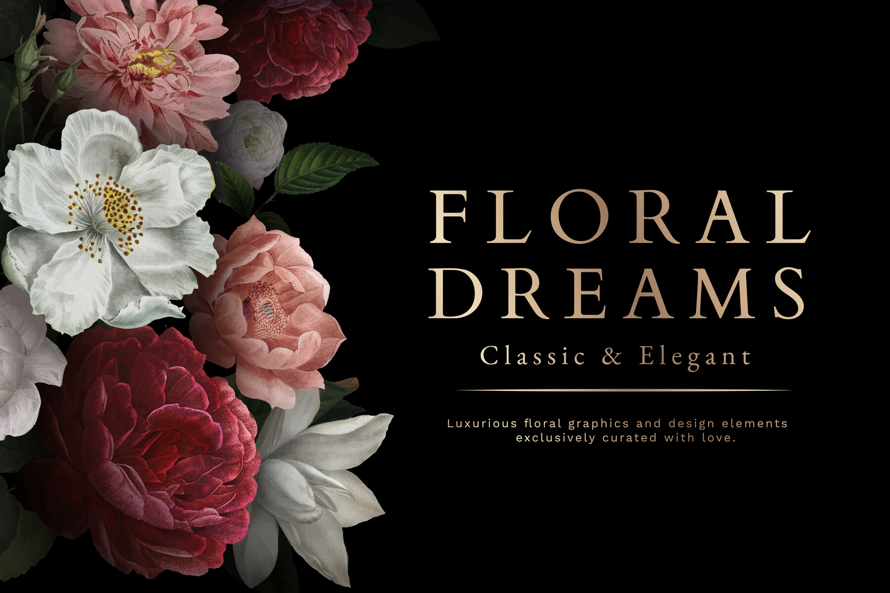 ArtStation Floral dreams card. Artworks