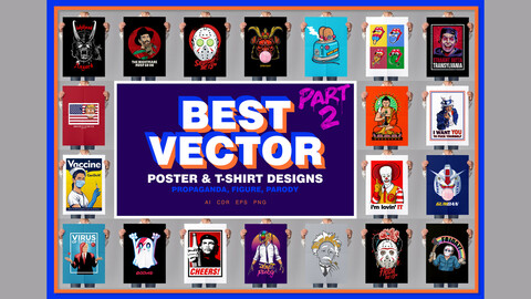 Best Vectors Poster & T-shirt designs Part 2