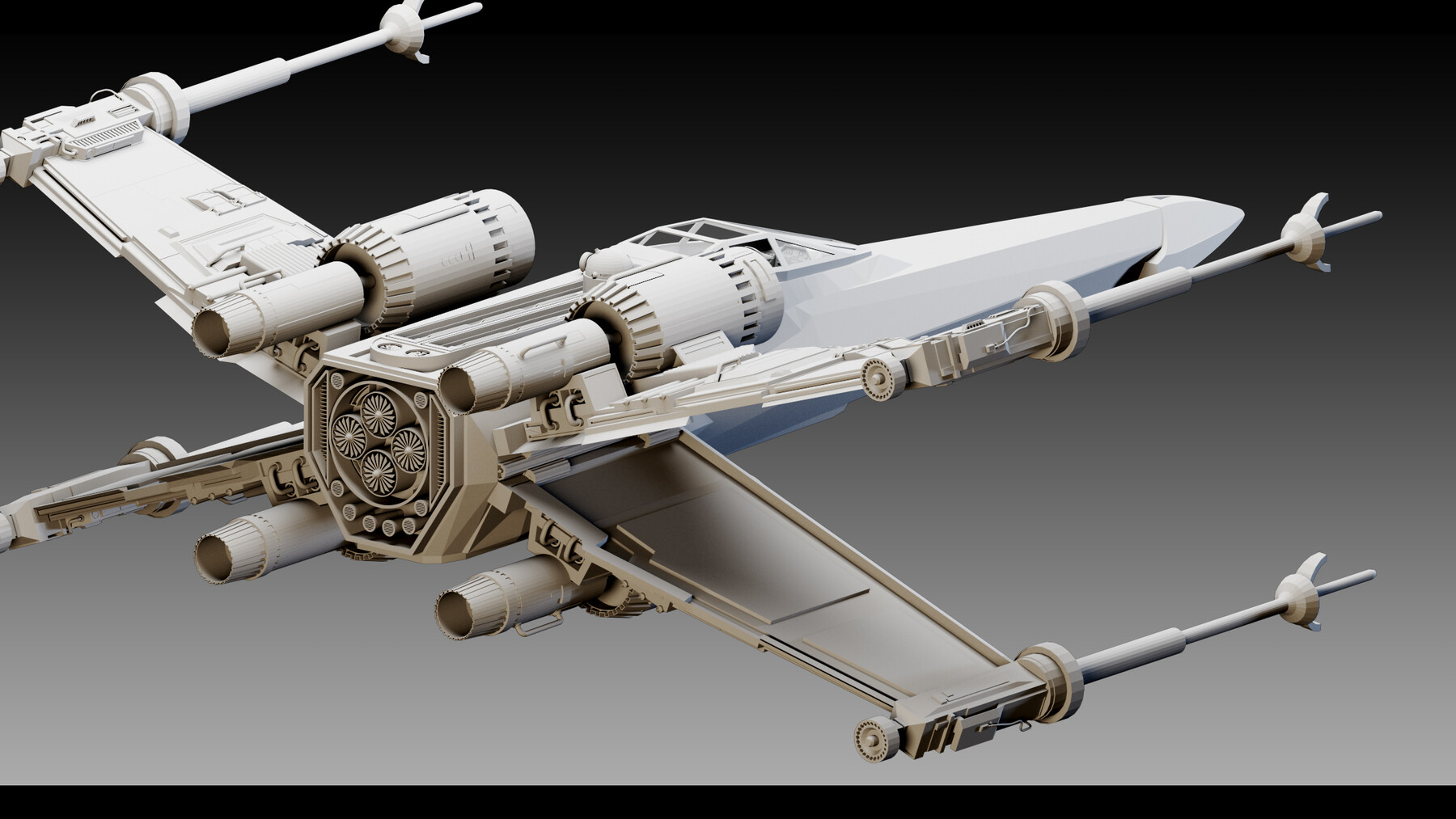 ArtStation - Sci-Fi Hanger+ Aircrafts- 02- High detail 3d models ...