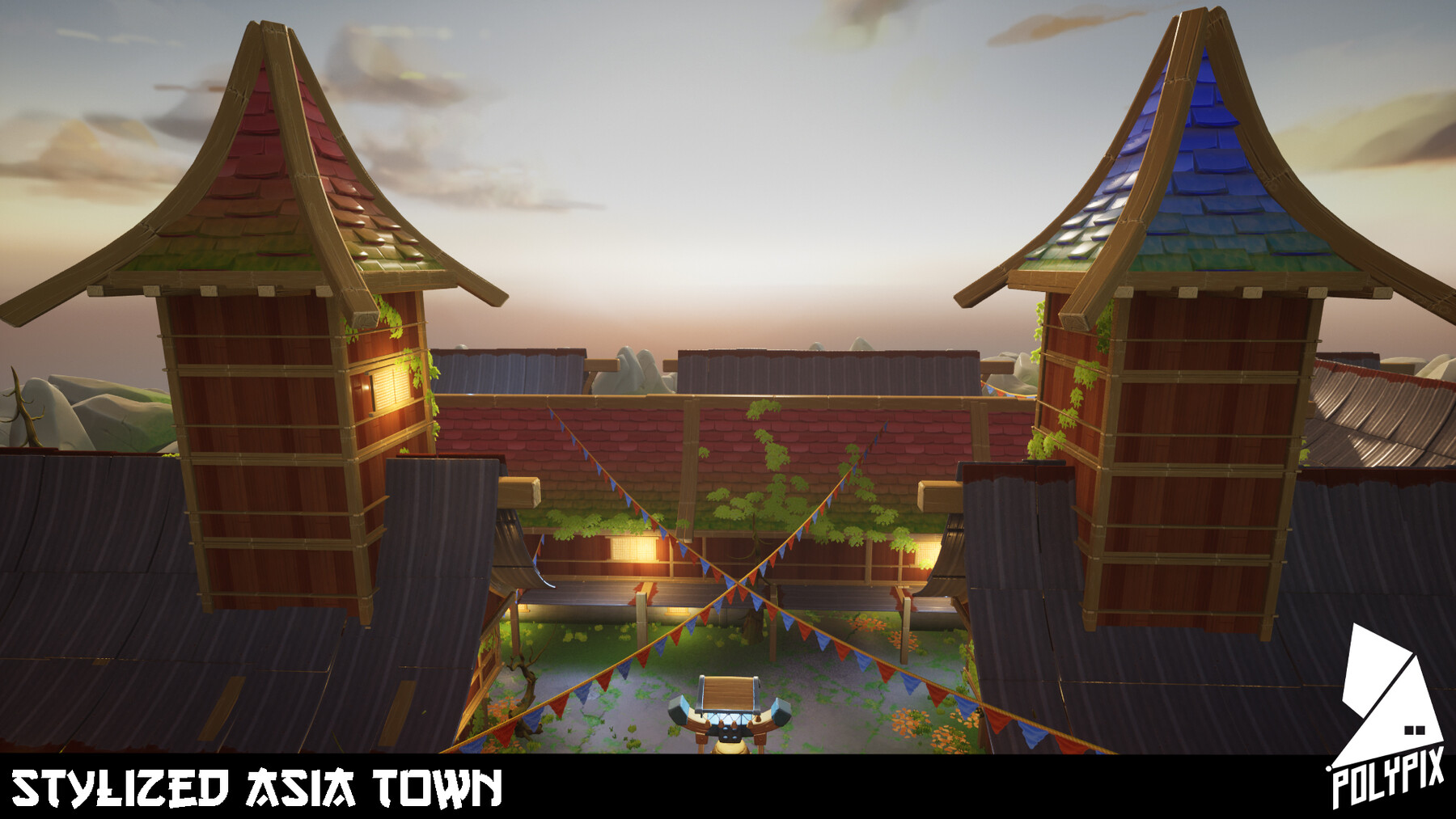 ArtStation - Stylized Asia Town - Unreal Engine 5 | Resources