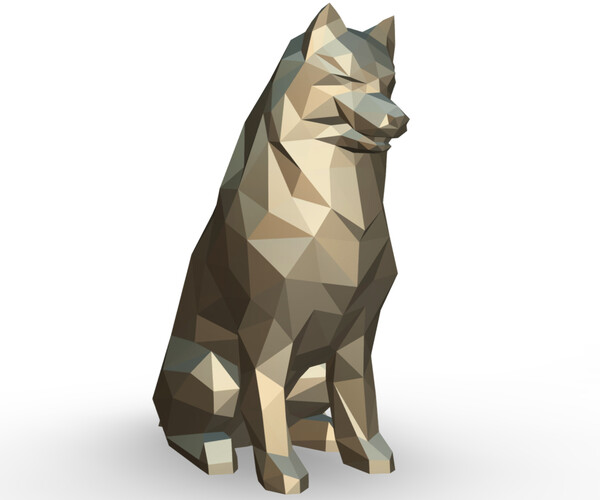 ArtStation - Samoyed figure | Resources