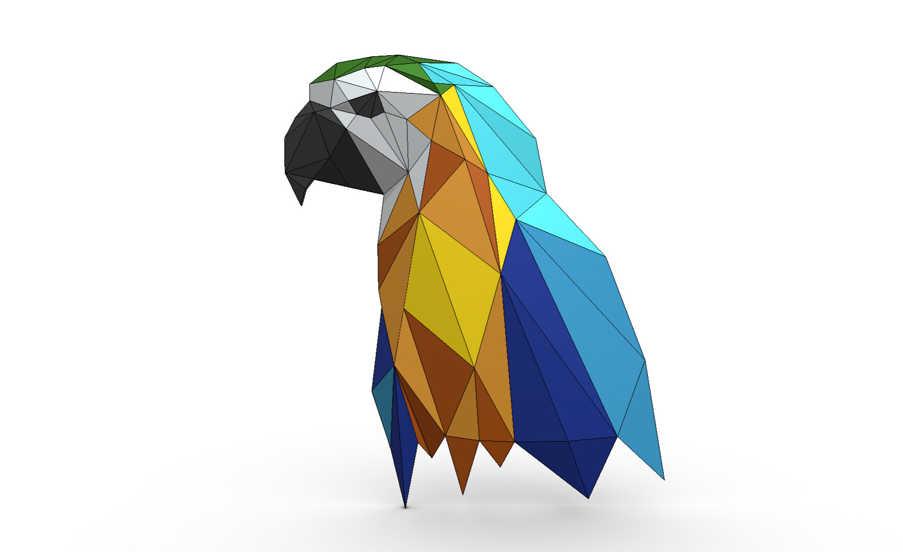 ArtStation - parrot figure 4 | Resources