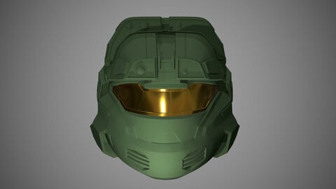 Printable Halo Helmet STL