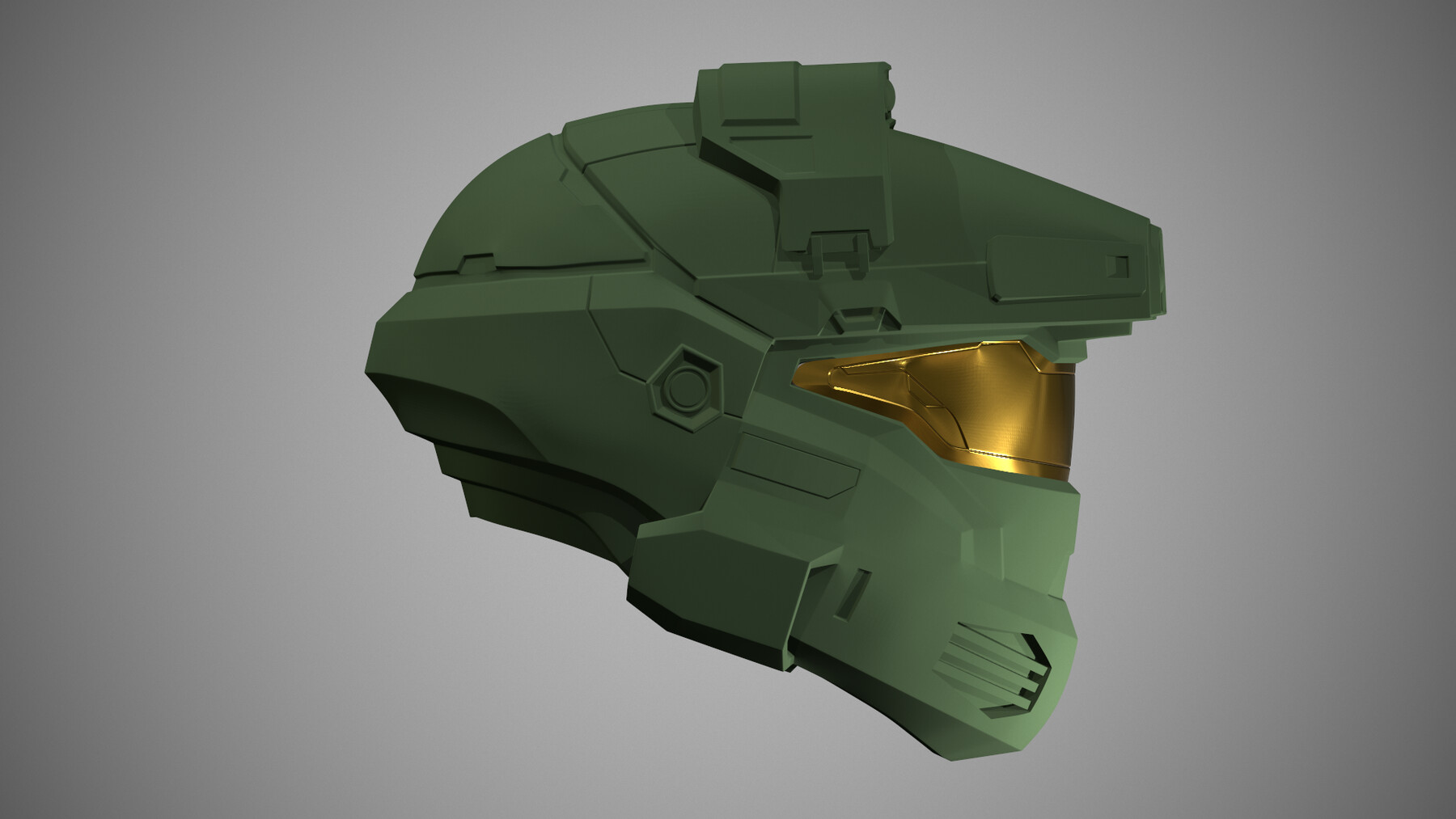 ArtStation - Printable Halo Helmet STL | Resources