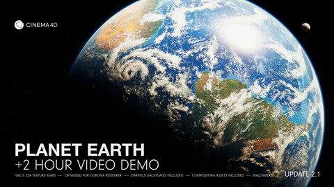Planet Earth 2.1 - Cinema 4D Project File + Video Tutorial