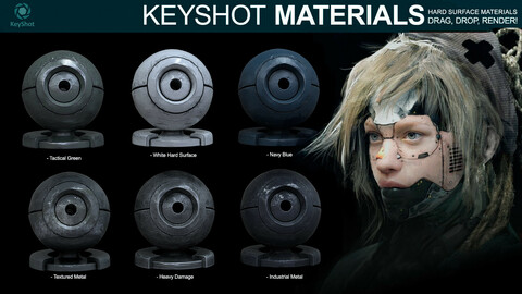 Hard Surface Materials for Keyshot