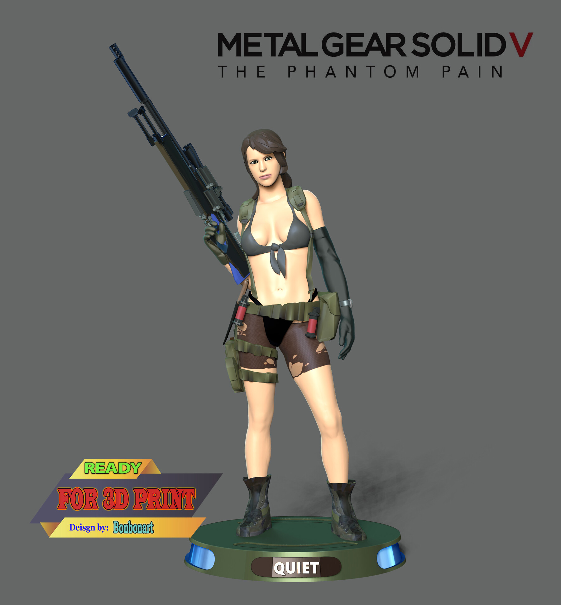 ArtStation Quiet Metal Gear Solid 5 Resources
