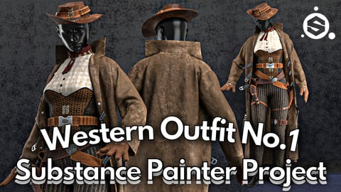 Western No.1 : Substance Painter Project