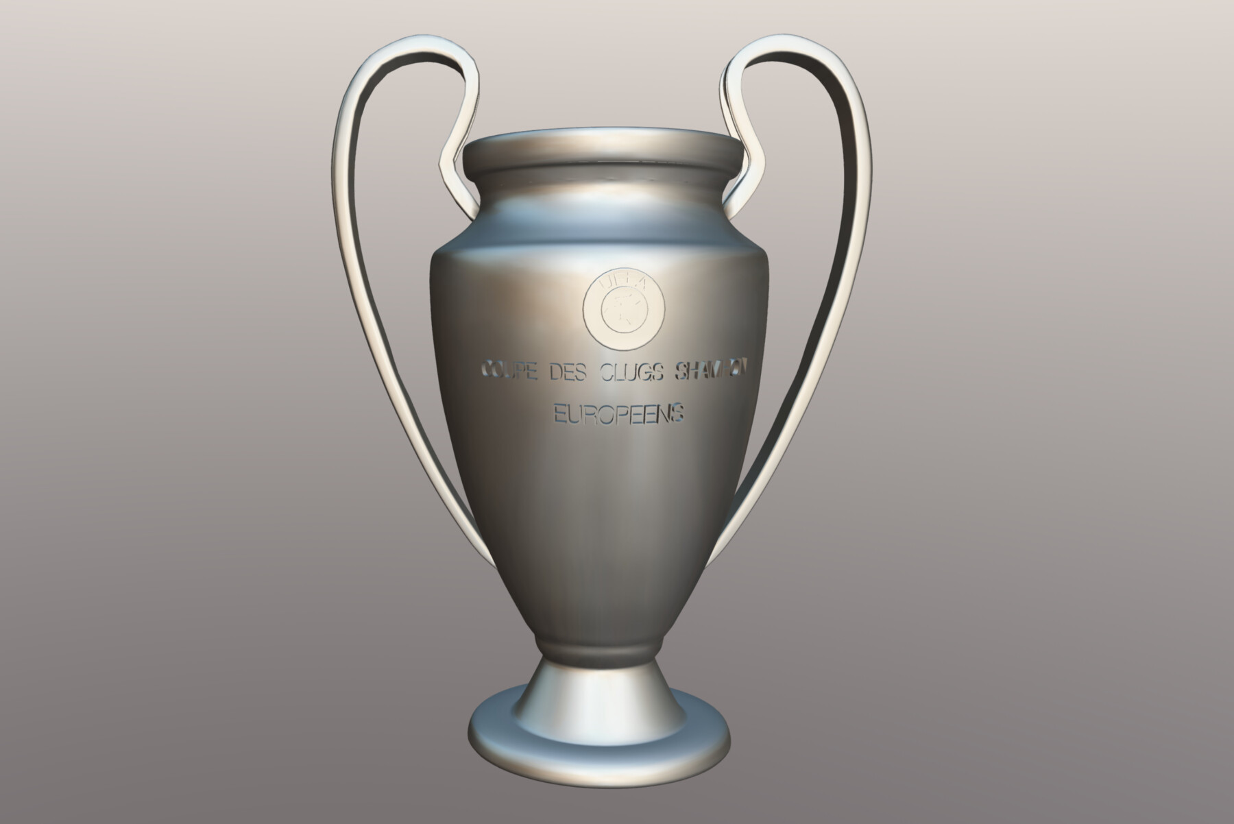 ArtStation - 3D Model - UEFA Champions League Trophy