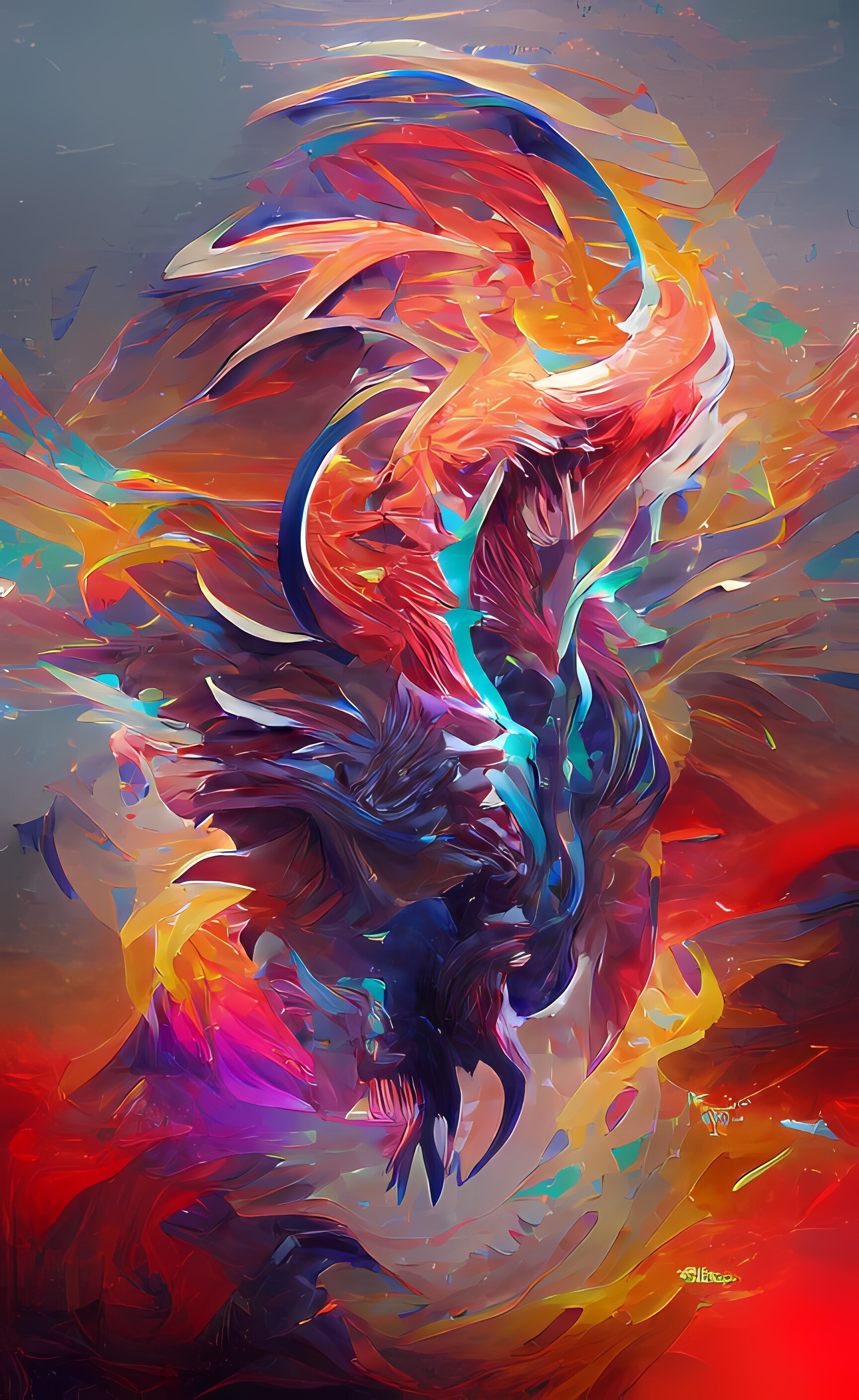 ArtStation - Phoenix Wing Bird on Fire | Artworks