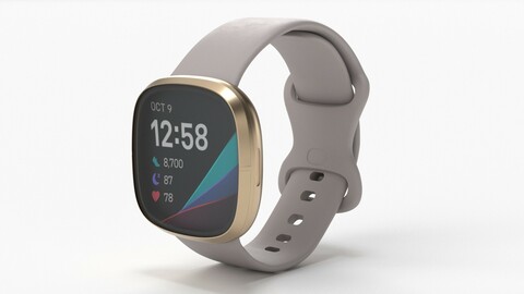 Fitbit Sense Advanced Smartwatch 3D model