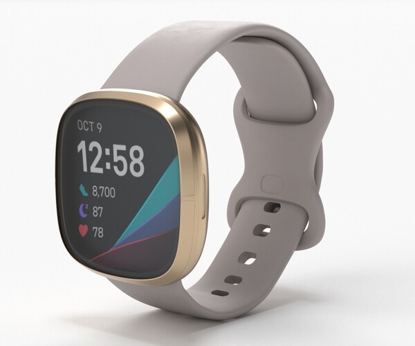 ArtStation - Fitbit Sense Advanced Smartwatch 3D model | Resources