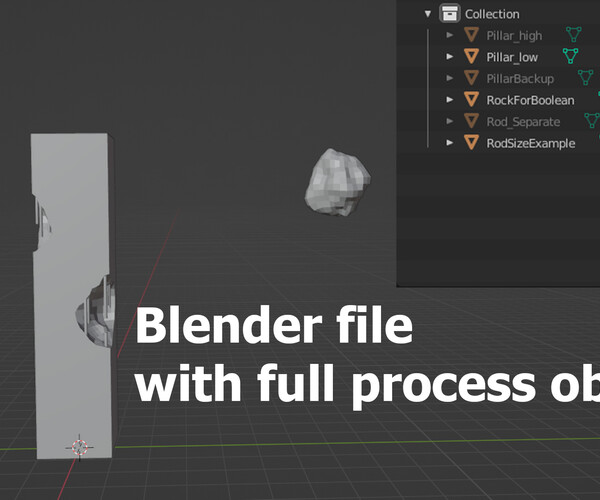 ArtStation - Low Poly Damaged Pillar 2K 4K 8K | Game Assets