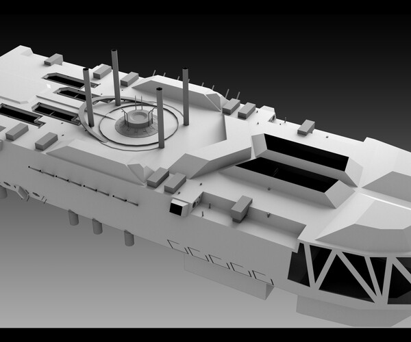 ArtStation - Sci-fi Station 01- High detail 3d models | Resources